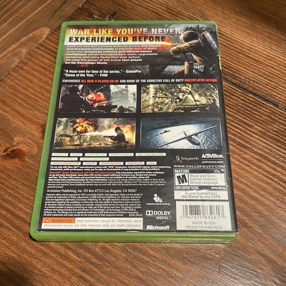 Xbox 360 : Call of Duty: World at War VideoGame - Picture 2 of 3